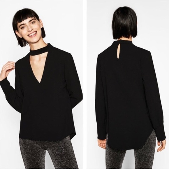 Zara Tops - Chocker Neck blouse